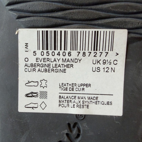 Clarks Everlay Mandy Leather Ankle Boots Size 12 Narrow‎ - Picture 4 of 4